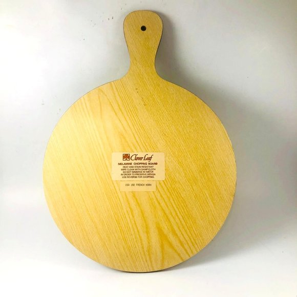 Clover Leaf Melamine French Horn Green Chopping Board Hot Mat Kitchen Decor - Picture 5 of 7